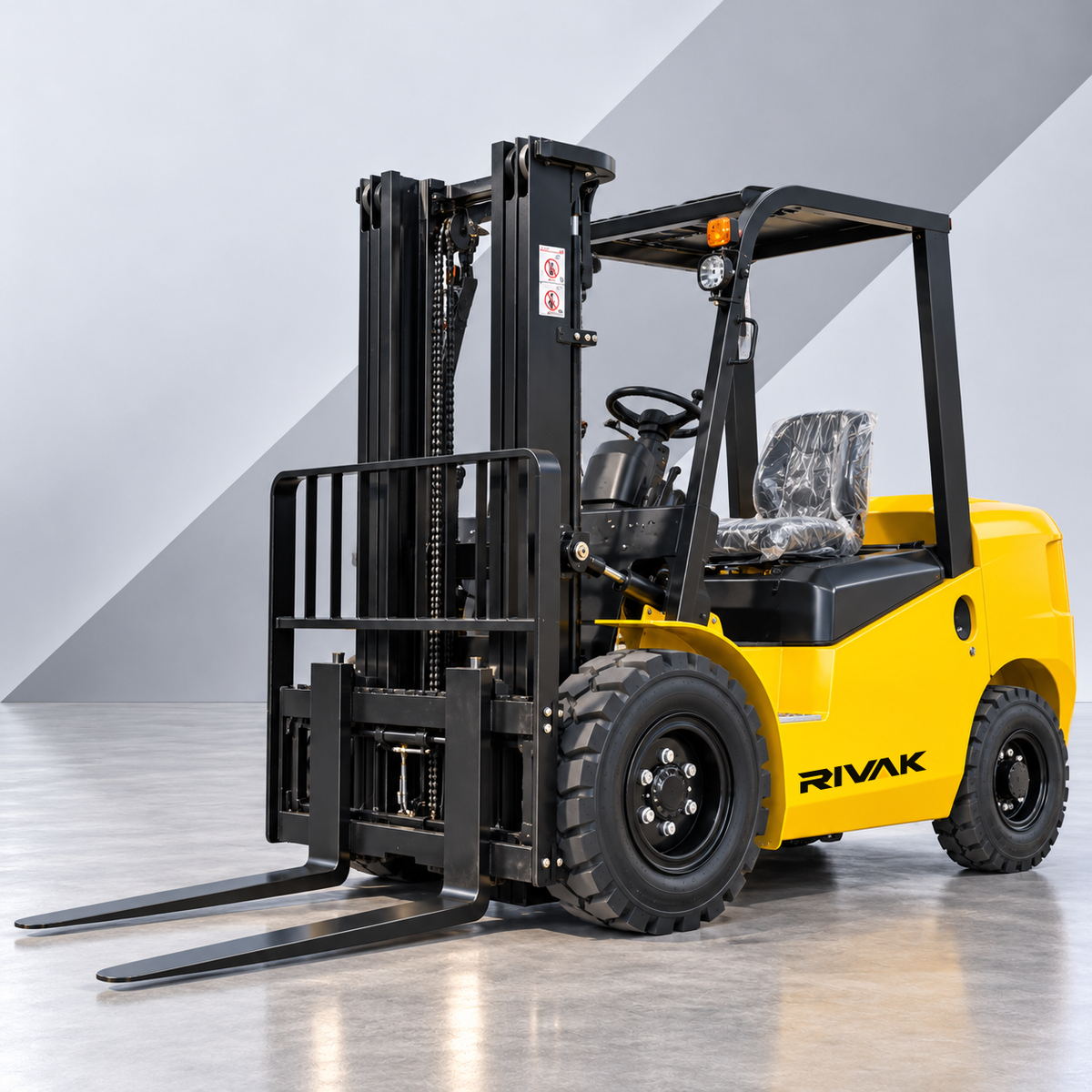 Chariot élévateur diesel 3,5 tonnes – CPC-35 RIVAK livré complet