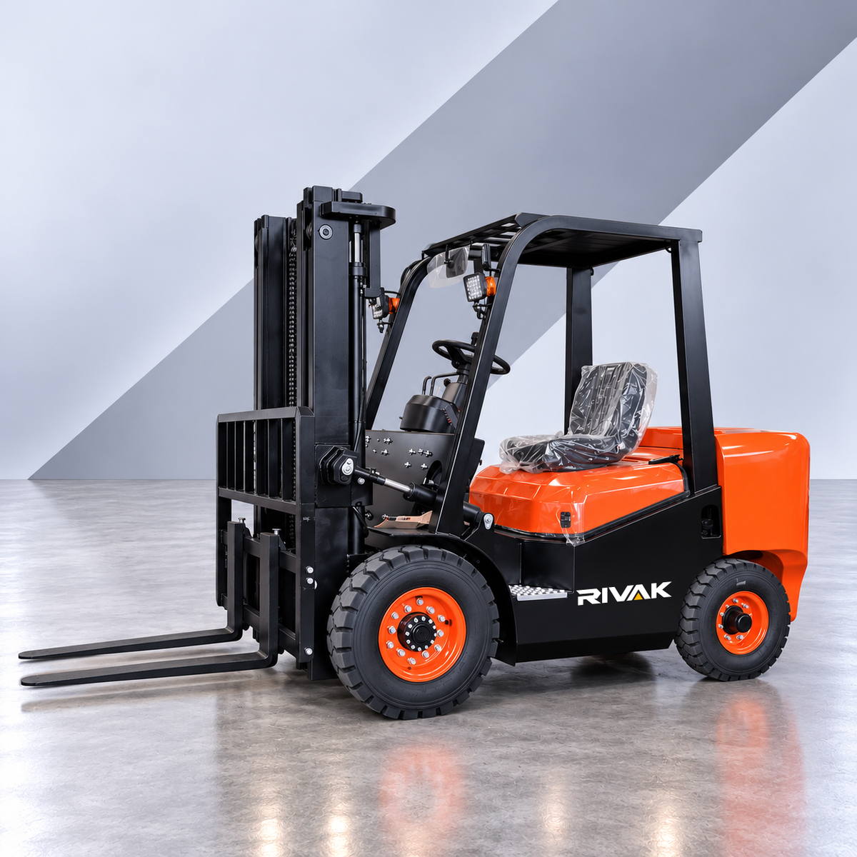 Chariot élévateur diesel 2 tonnes – CPC-20 RIVAK livré complet