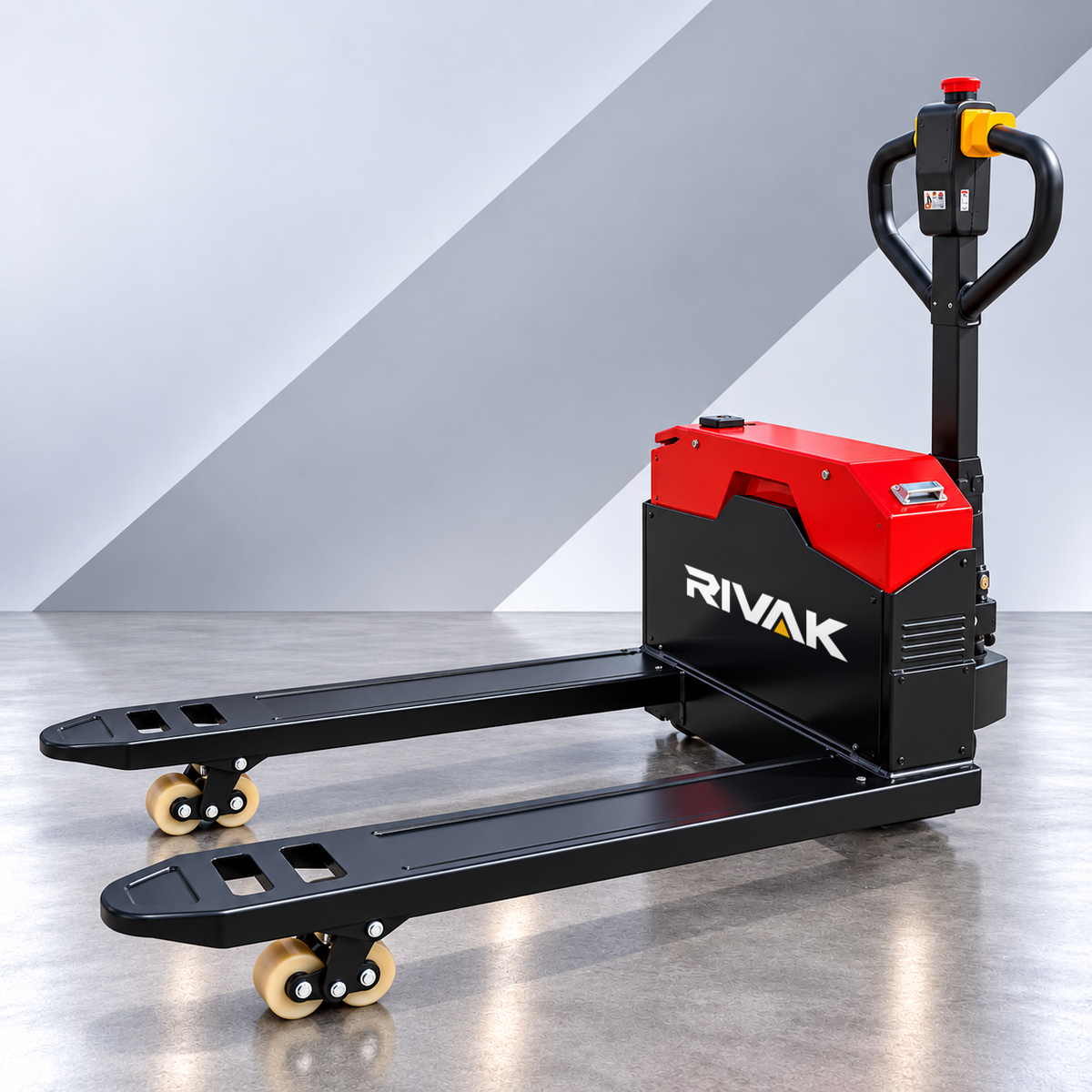 Transpalette tout-terrain tout électrique 3 tonnes – 30-550/685 RIVAK livré complet