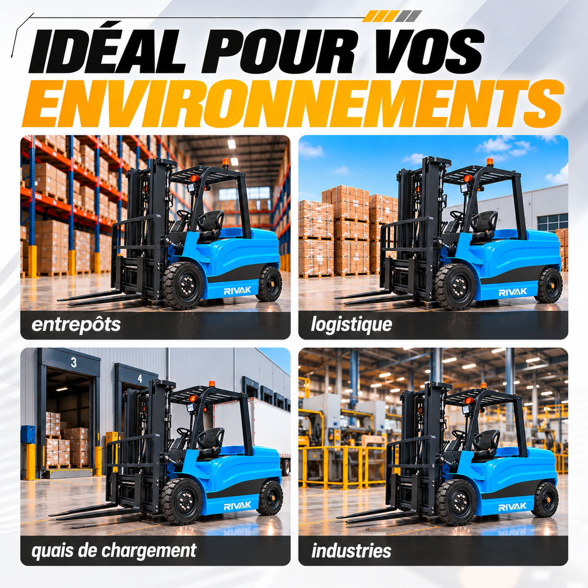 Chariot élévateur électrique 4 tonnes – CPD-40