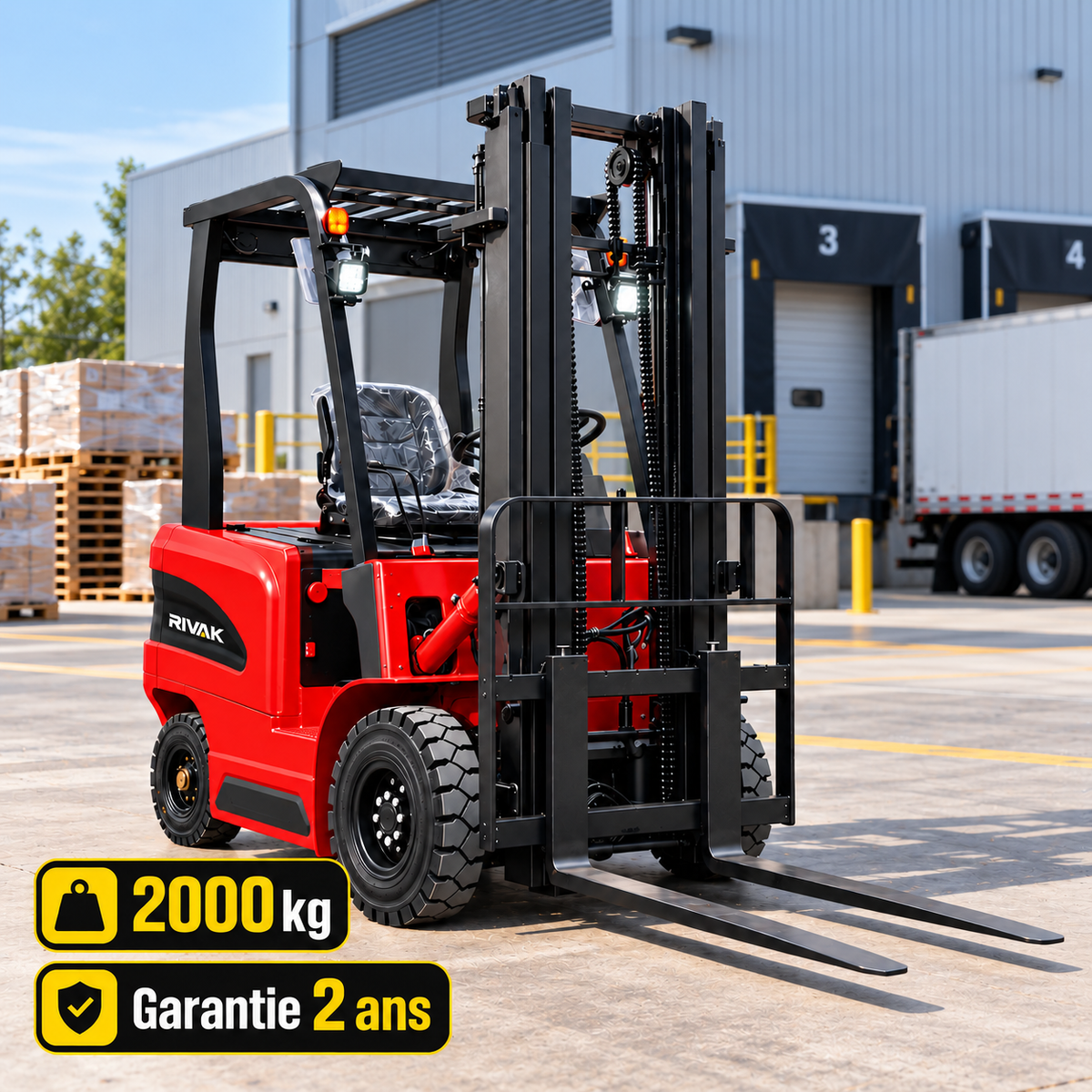 Chariot élévateur électrique 2 tonnes – CPD-20