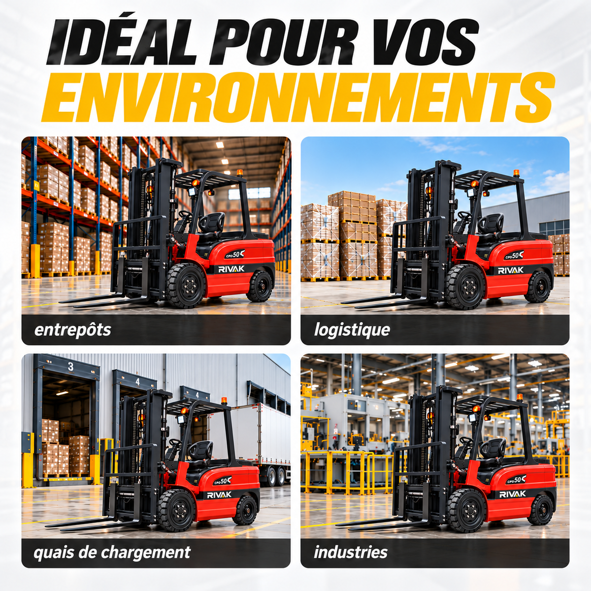 Chariot élévateur électrique 5 tonnes – CPD-50