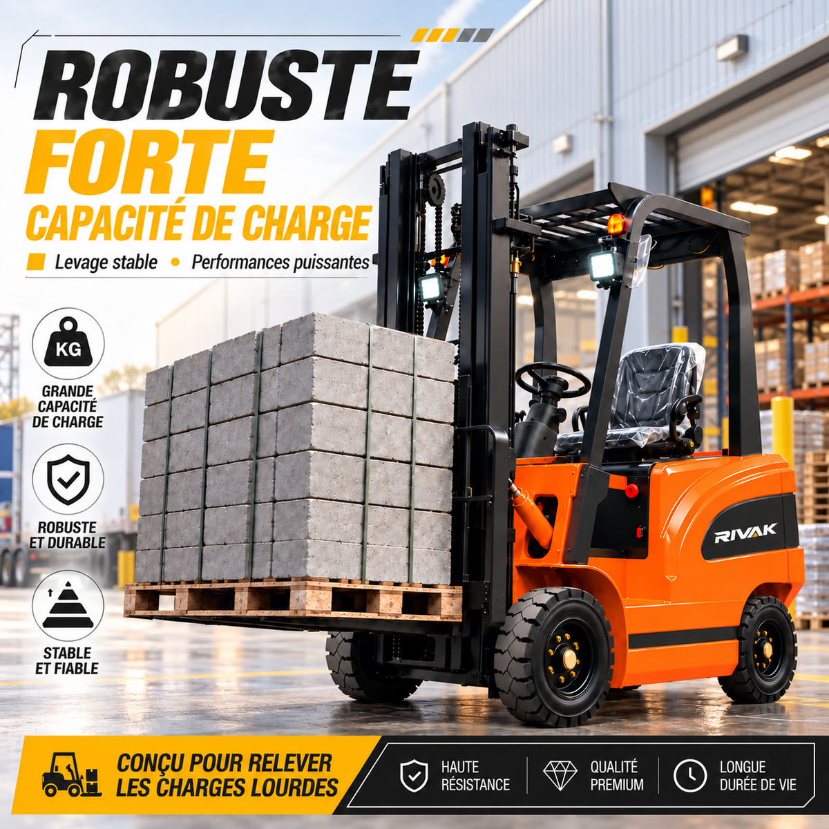 Chariot élévateur électrique 1 tonne – CPD-10