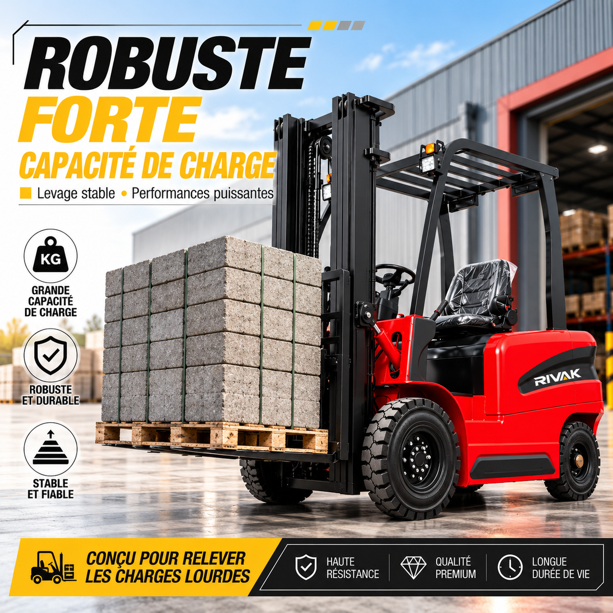 Chariot élévateur électrique 2 tonnes – CPD-20